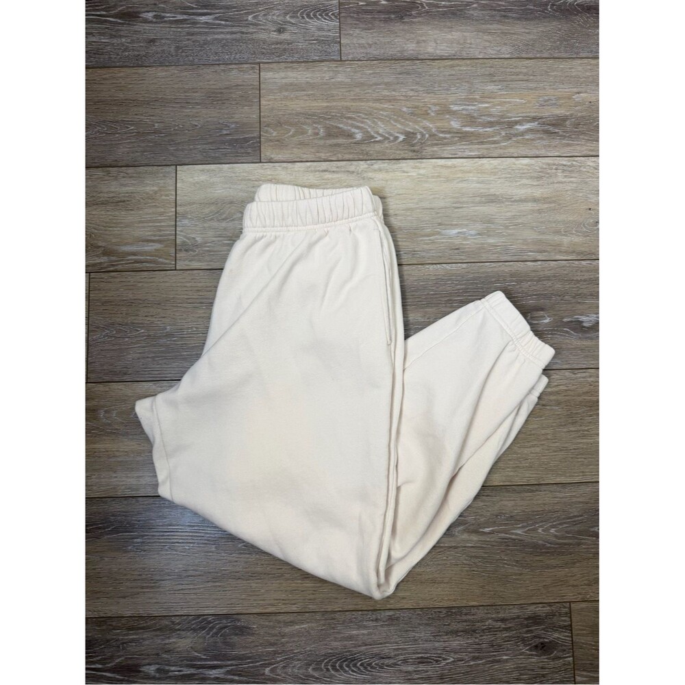 GAP Cream Off-White Women's Jogger Sweatpants Sz S